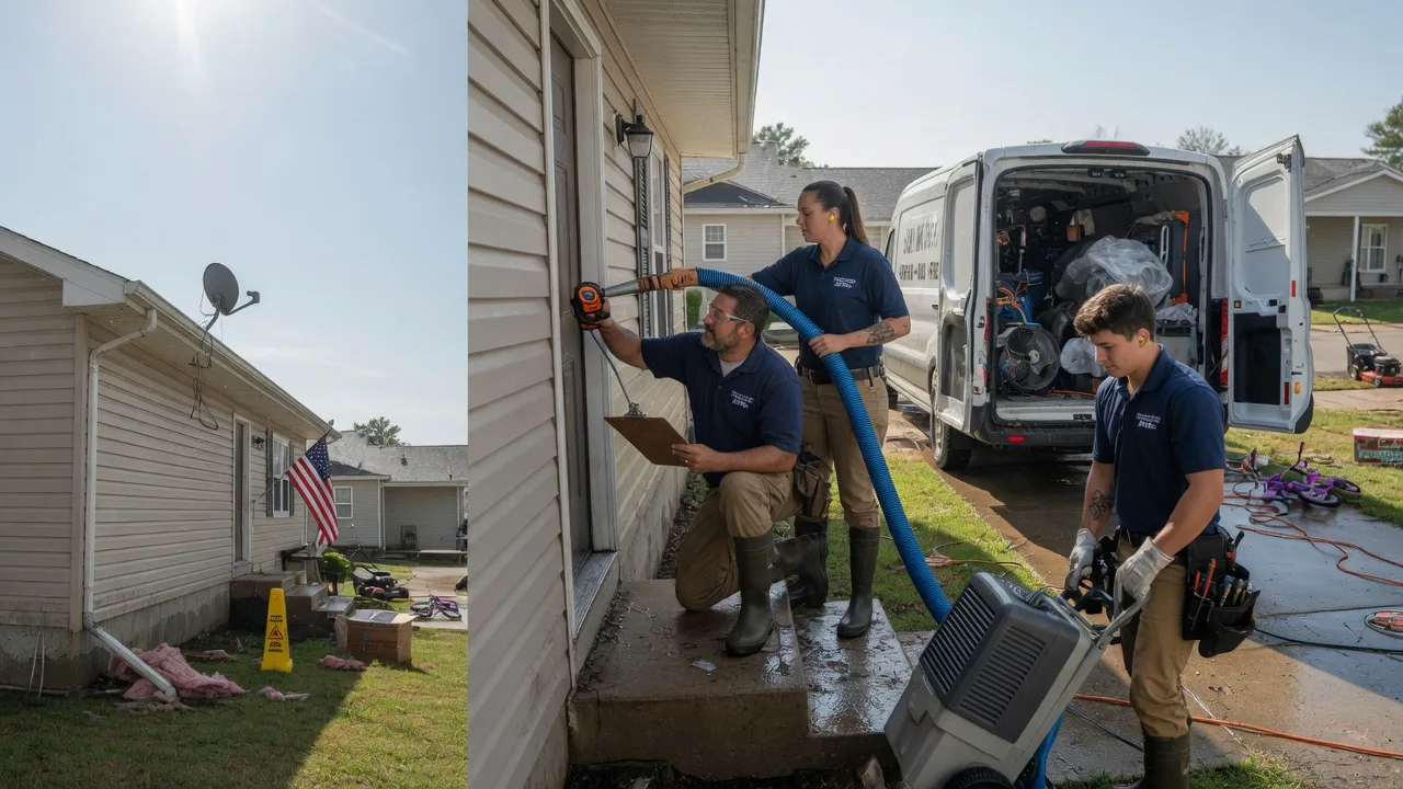 Ceiling Water Damage Restoration in Chester, IA near me